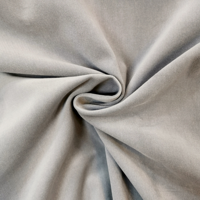 Cotton Velvet Silver